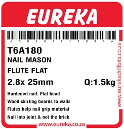 T6A180 - Masonry Nail -T6A180_Label_T